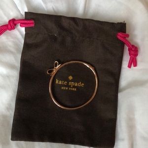 Kate Spade rose gold bow bracelet